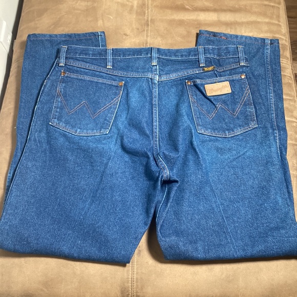 Men’s Vintage Wrangler Straight Jeans 40 40x34 - Picture 3 of 6